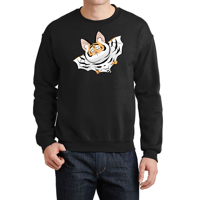 Tiger Bat Crewneck Sweatshirt by fletcher | Artistshot