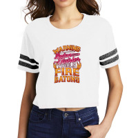 Fire Baton Twirling For Majorette Dance Girl Scorecard Crop Tee | Artistshot