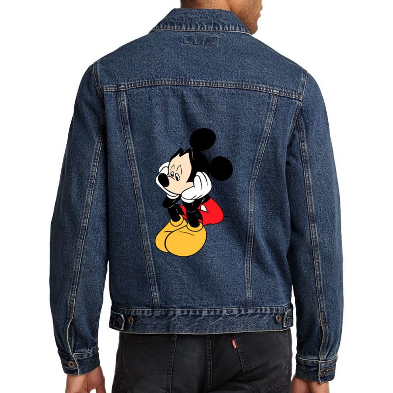 Mouse Pattern Men Denim Jacket by kurangayang | Artistshot