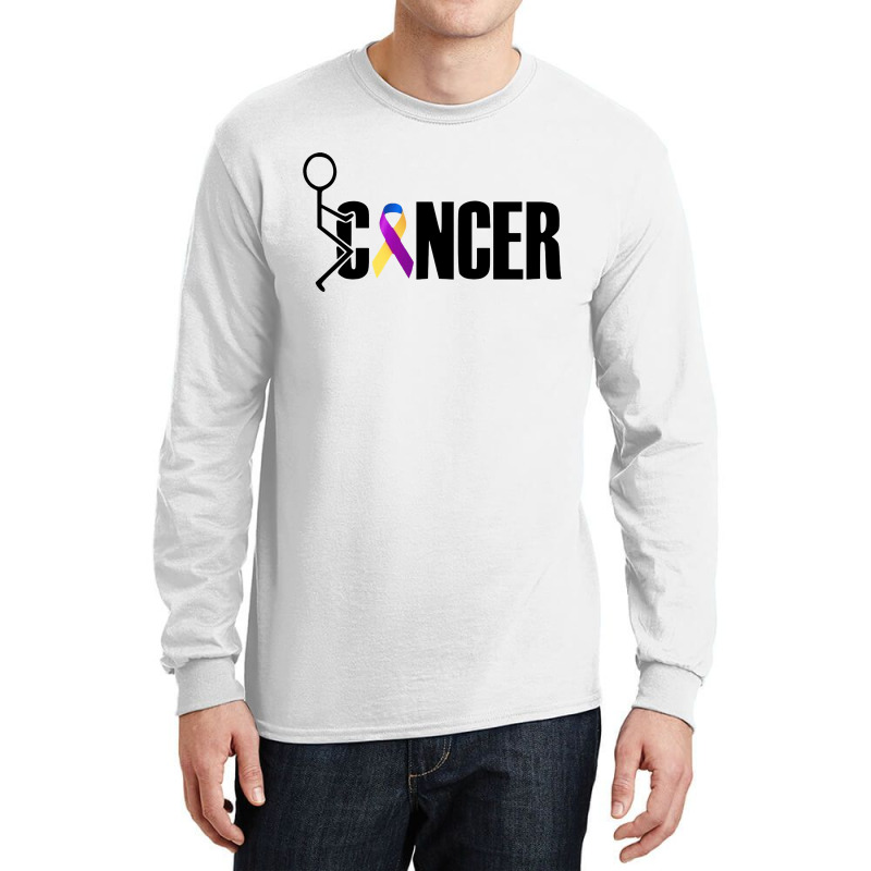 Fuck Bladder Cancer Long Sleeve Shirts by trokeryth | Artistshot