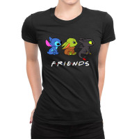 Baby Yoda And Cute Overload Babies Friends Ladies Fitted T-shirt | Artistshot