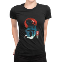 Samurai Warrior Ladies Fitted T-shirt | Artistshot