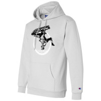 Water Jet Skier Back Flip Design Summer Gift   Jet Ski Pullover Hoodie Champion Hoodie | Artistshot