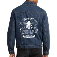 Save The Bees Men Denim Jacket | Artistshot