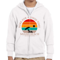 Tropical Paradise Youth Zipper Hoodie | Artistshot