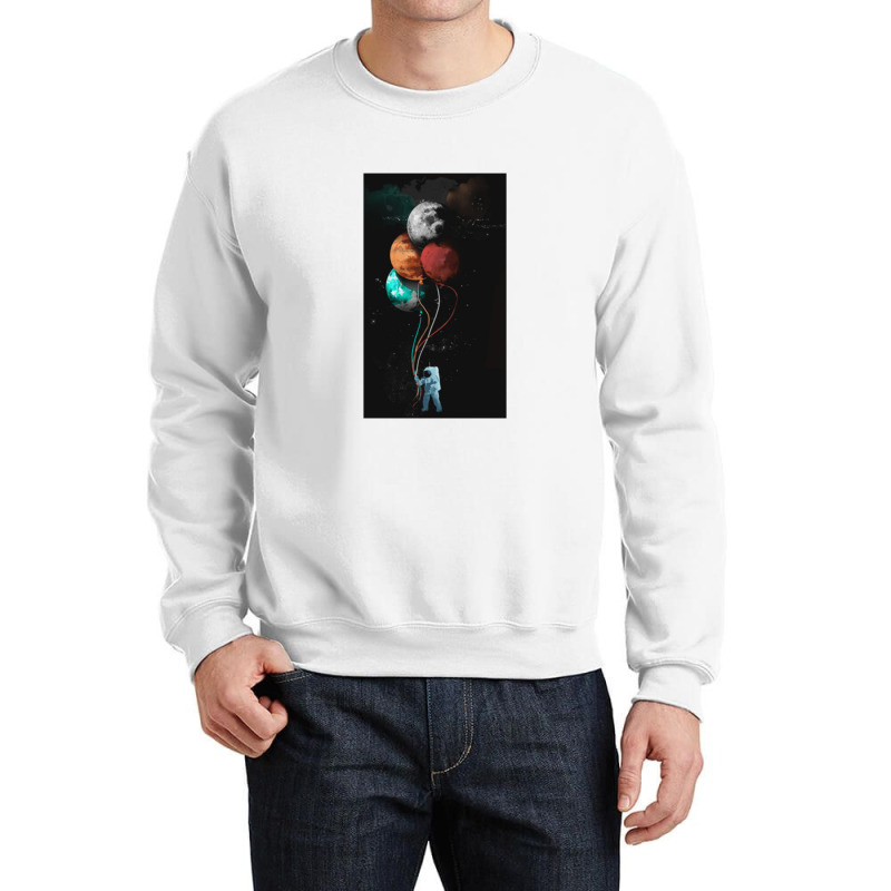 Spaceman Trip Crewneck Sweatshirt | Artistshot