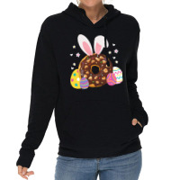 Donut Lover T  Shirt Easter Donut Bunny Ears Eggs Cute Dessert Pastry Lightweight Hoodie | Artistshot