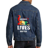 Squirrel Lives Matter Men Denim Jacket | Artistshot