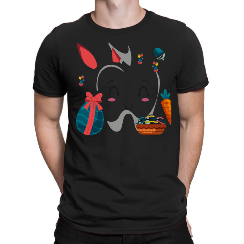 Easter Day Dental Hygienist T  Shirt Dental Cute Tooth Bunny Ears East T-shirt | Artistshot