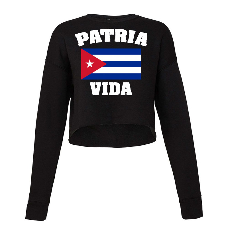 Vote Cuba Flag Cropped Sweater by ronde | Artistshot