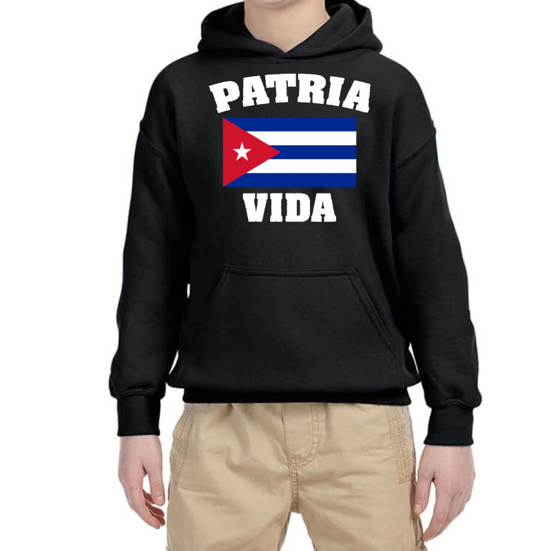 Vote Cuba Flag Youth Hoodie by ronde | Artistshot