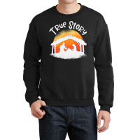 Christian True Story Of Jesus Birth Nativity Christians Christmas 120 Crewneck Sweatshirt | Artistshot