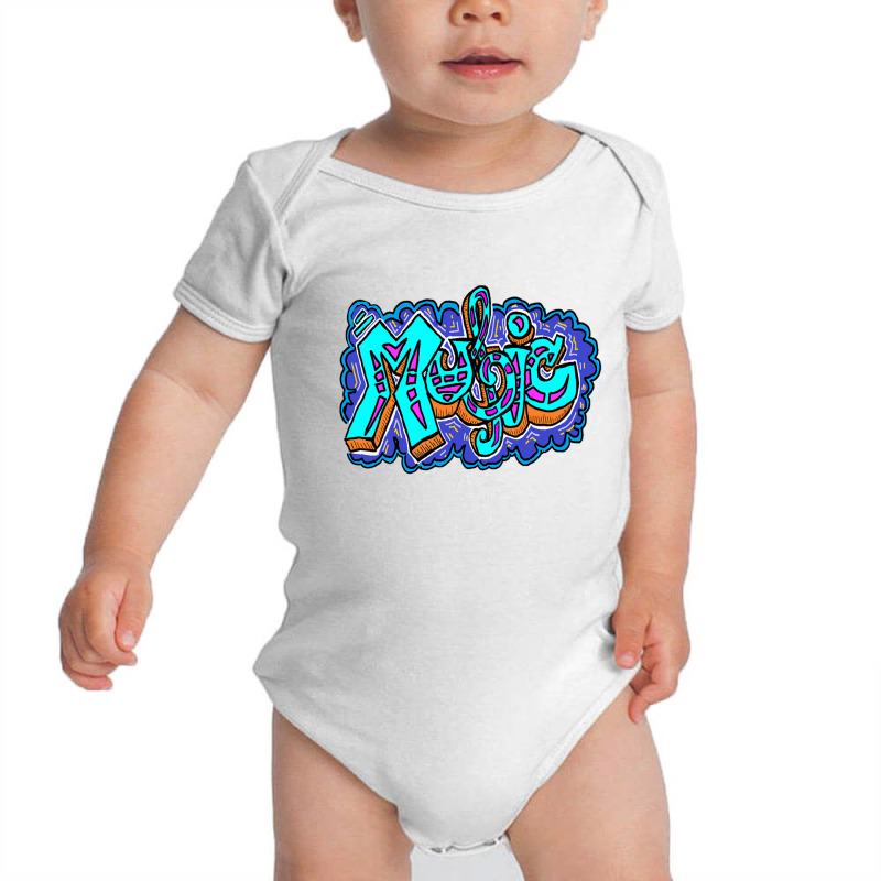 Music G Cord Baby Bodysuit by kimcrimmins | Artistshot