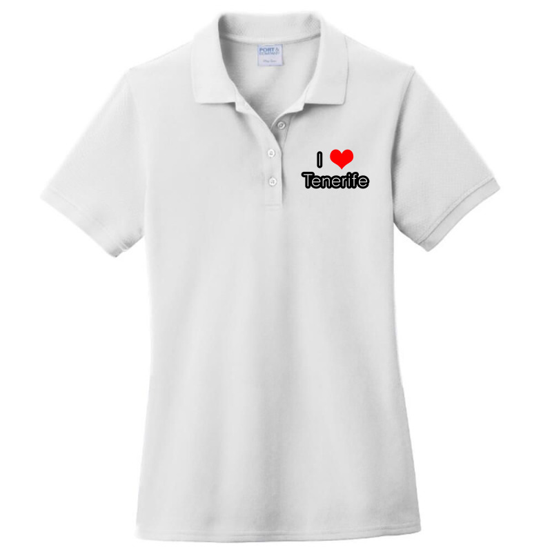 I Love Tenerife Ladies Polo Shirt by saterseim | Artistshot