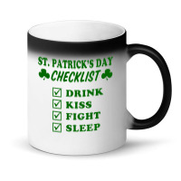 St Patrick Day Checklist Magic Mug | Artistshot