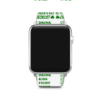 St Patrick Day Checklist Apple Watch Band | Artistshot