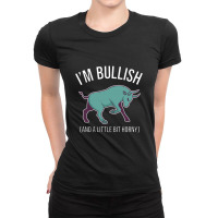 Stock Market Trading Investing Ladies Fitted T-shirt | Artistshot