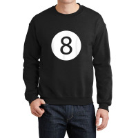 Efunny 8 Ball Magic Eight Ball Billiards Pool Black Crewneck Sweatshirt | Artistshot