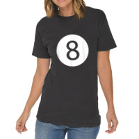 Efunny 8 Ball Magic Eight Ball Billiards Pool Black Vintage T-shirt | Artistshot