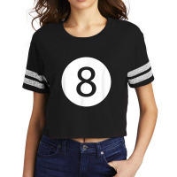 Efunny 8 Ball Magic Eight Ball Billiards Pool Black Scorecard Crop Tee | Artistshot