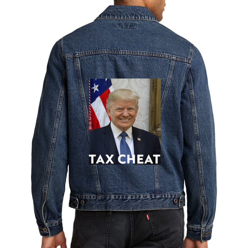 Tax Cheat Trump Men Denim Jacket | Artistshot