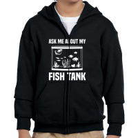 Funny Aquarium Saltwater Fish Tank Nerd Men Women Aquarists Youth Zipper Hoodie | Artistshot