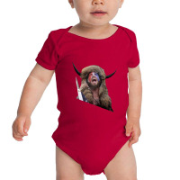 The Horned Shirtless Trump Protestor Baby Bodysuit | Artistshot