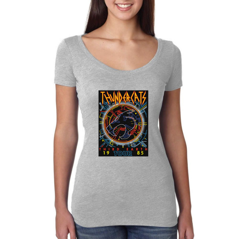 Thundercats Third Earth Tour Women's Triblend Scoop T-shirt by mejobokecamatan | Artistshot