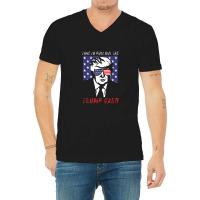 Trump 4th Of July 2021, Trump Card V-neck Tee | Artistshot