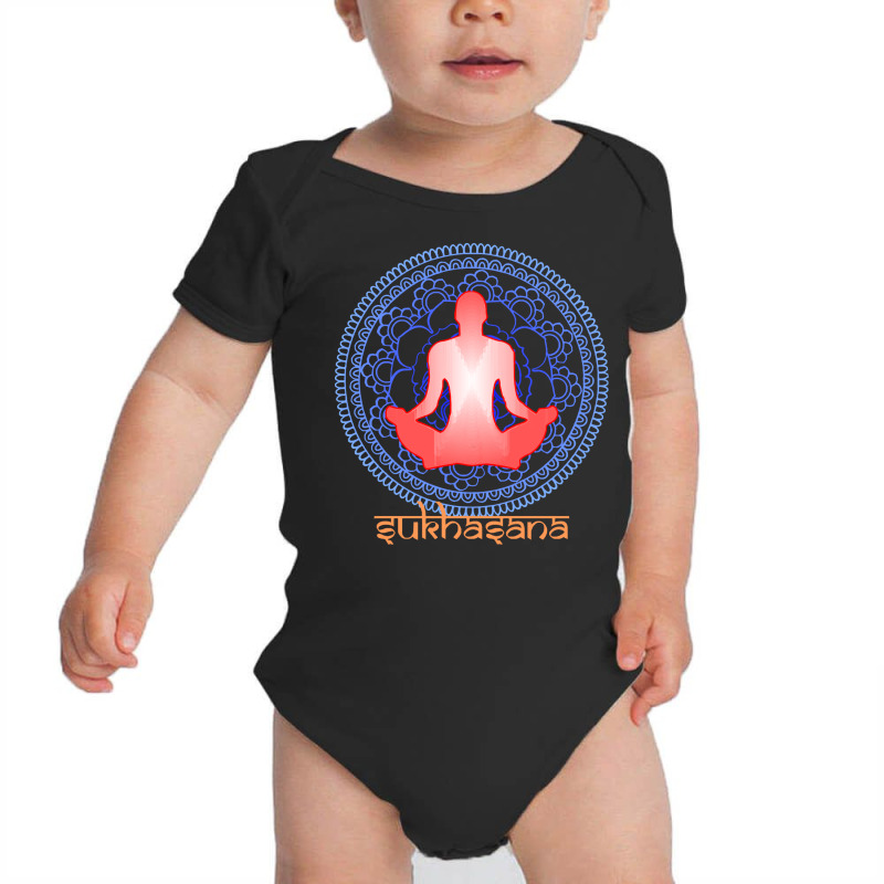 International Yoga Day 2021 T  Shirt International Yoga Day Sukhasana Baby Bodysuit by actsetting | Artistshot