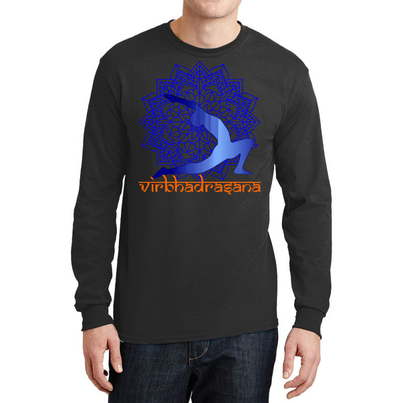 International Yoga Day 2021 T  Shirt Virbhadrasna Yoga Pose T  Shirt Long Sleeve Shirts by actsetting | Artistshot