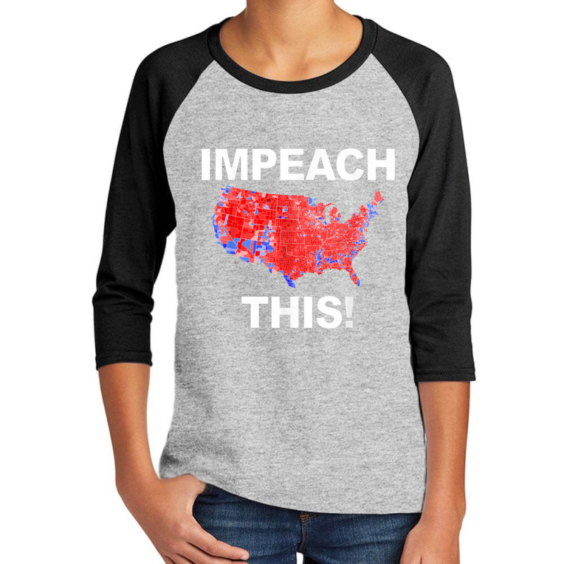 Trump Impeachment Joke Impeach This Silly Democrat Youth 3/4 Sleeve | Artistshot