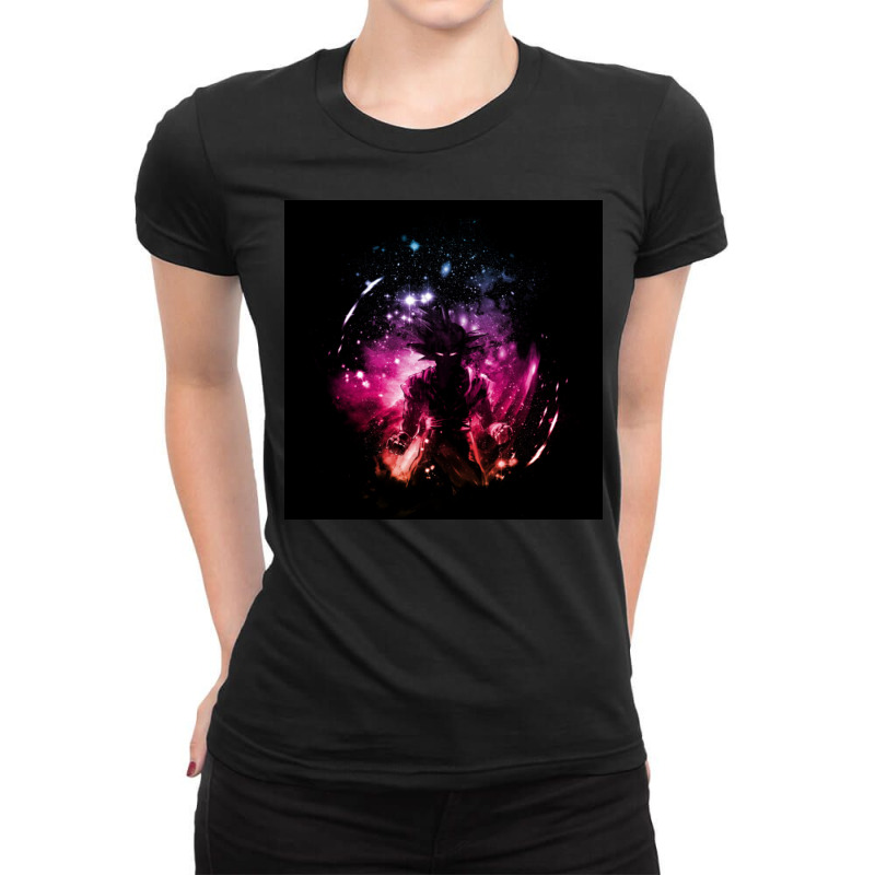 Goku God Hand Ladies Fitted T-Shirt by Didiandri | Artistshot