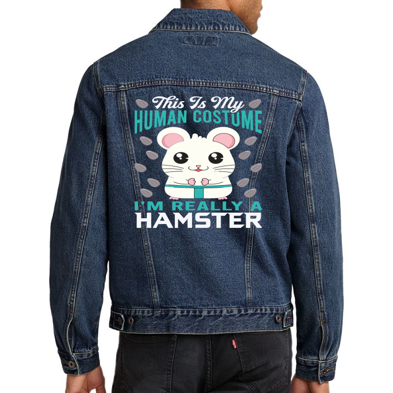 Hamster Lovers Men Denim Jacket by adellayira | Artistshot