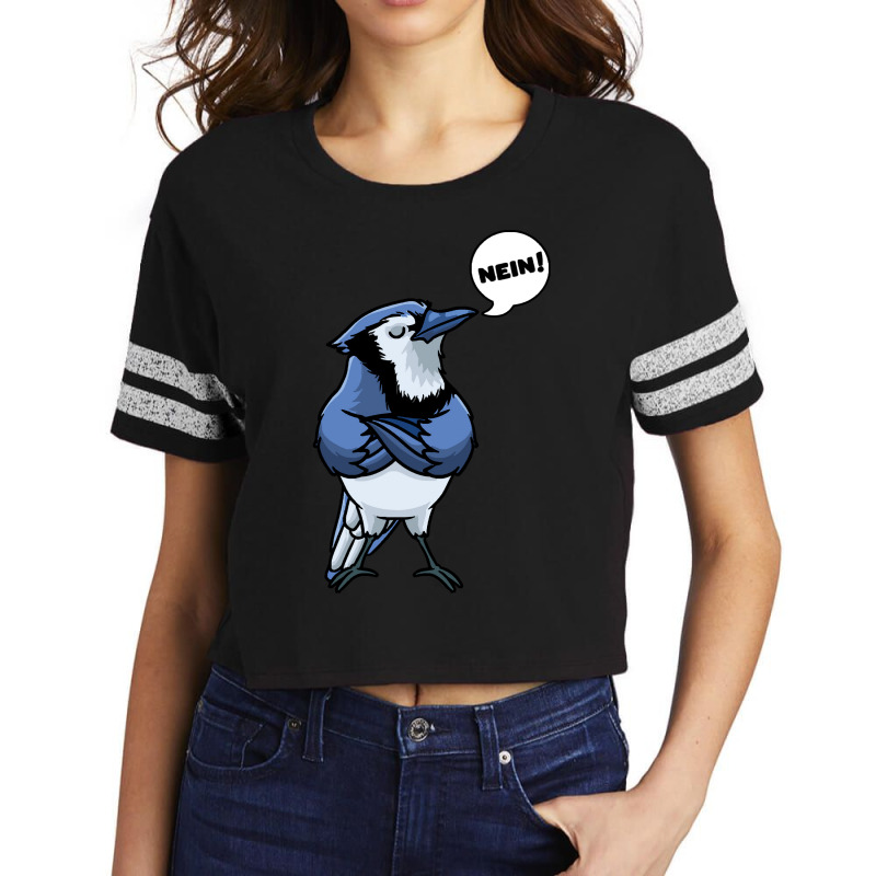 Blue Jay Bird T  Shirt Blue Jay Bird Cyanocitta Cristata T  Shirt Scorecard Crop Tee by martyprosacco868 | Artistshot