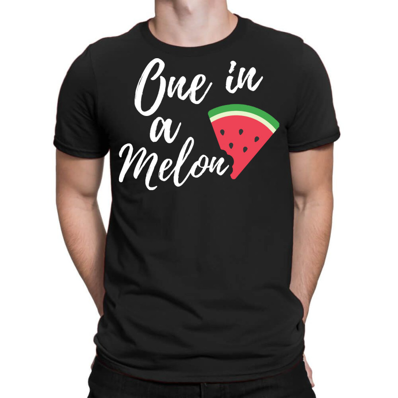 One In A Melon T  Shirt Someone Special Gift   One In A Melon Funny Wa T-shirt | Artistshot