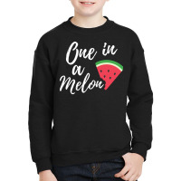 One In A Melon T  Shirt Someone Special Gift   One In A Melon Funny Wa Youth Sweatshirt | Artistshot