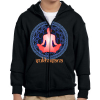 International Yoga Day 2021 T  Shirt International Yoga Day Sukhasana Youth Zipper Hoodie | Artistshot