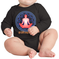 International Yoga Day 2021 T  Shirt International Yoga Day Sukhasana Long Sleeve Baby Bodysuit | Artistshot