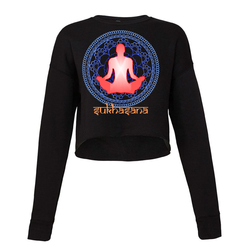 International Yoga Day 2021 T  Shirt International Yoga Day Sukhasana Cropped Sweater by trompeloise212 | Artistshot