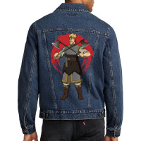 Vinland Saga  - Thorkell The Tall Men Denim Jacket | Artistshot