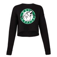 Wolf Coffee 9 Cropped Sweater | Artistshot