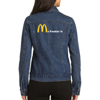 Mc Fuckin It Ladies Denim Jacket | Artistshot