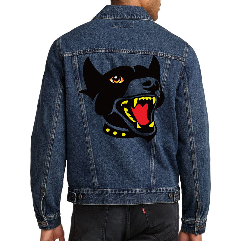 Darr Rabid Dog Men Denim Jacket by SpookyBrave | Artistshot