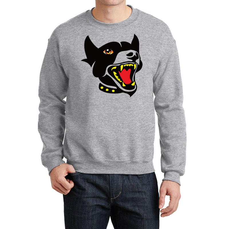 Darr Rabid Dog Crewneck Sweatshirt by SpookyBrave | Artistshot