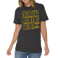 Latin Declensions Cheatsheet Ladies Vintage T-shirt | Artistshot