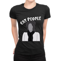 Cat People Horror Ladies Fitted T-shirt | Artistshot