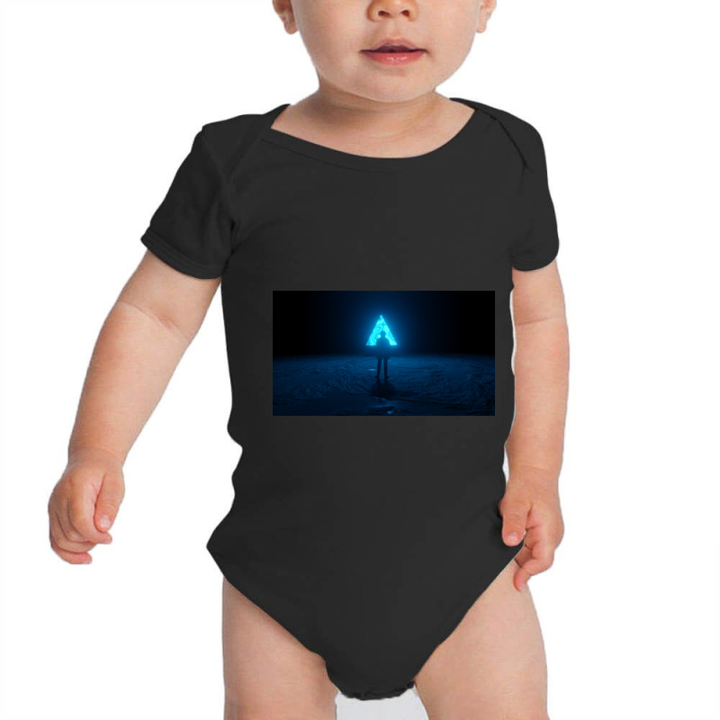 Triangle Light Baby Bodysuit by Designinghood | Artistshot