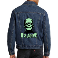 Frankenstein Monster It's Alive Men Denim Jacket | Artistshot