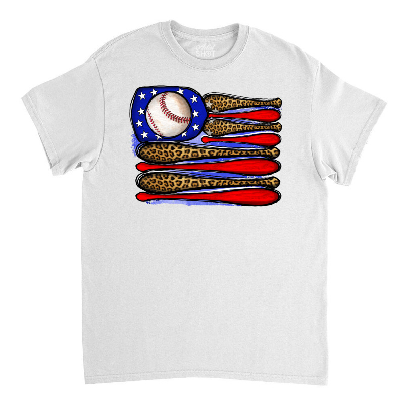 Leopard Baseball Flag3 Classic T-shirt | Artistshot